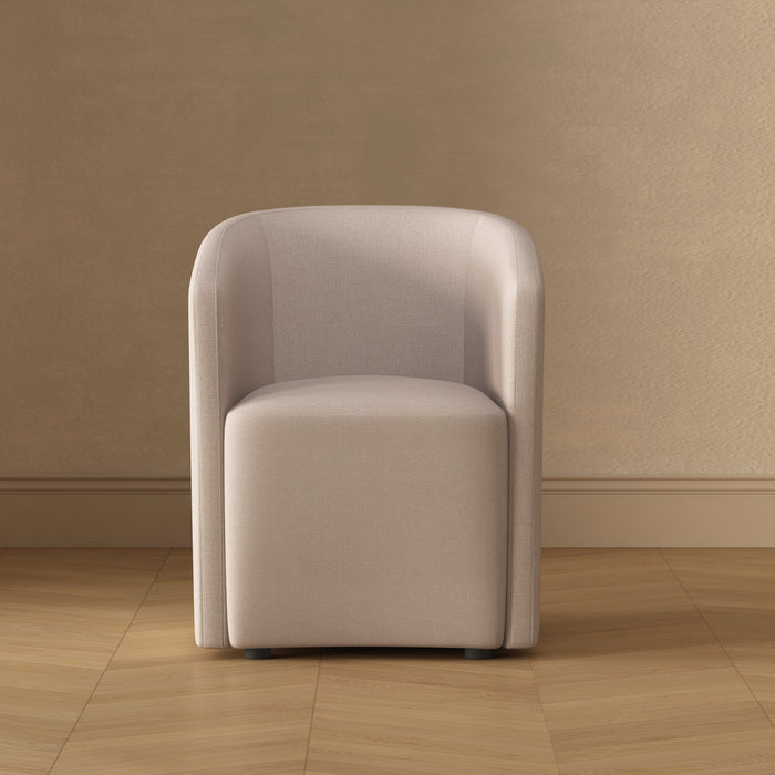 Hearth Contemporary Modern Upholstered Armchair in Barley