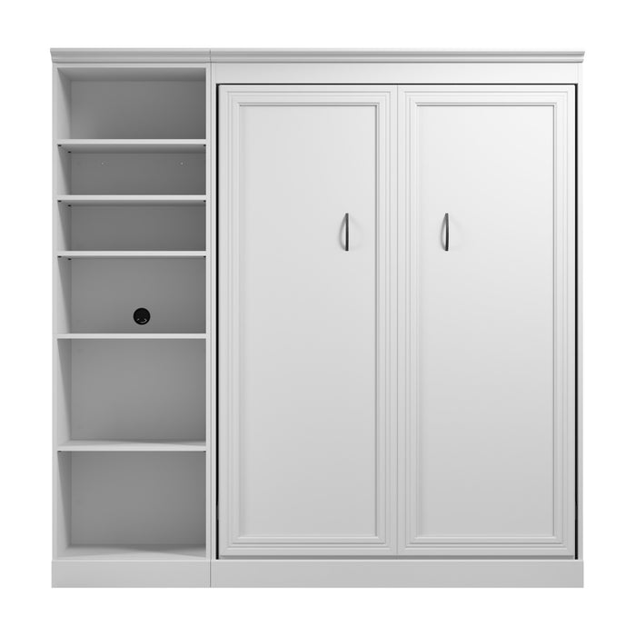 Bestar Versatile Full Murphy Bed Closet Organizer (109 W) - White