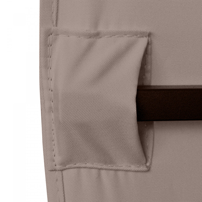 Outsunny 9.8' X 9.7' Square Gazebo Canopy Replacement Uv Protected Top Cover Sun Shade Beige