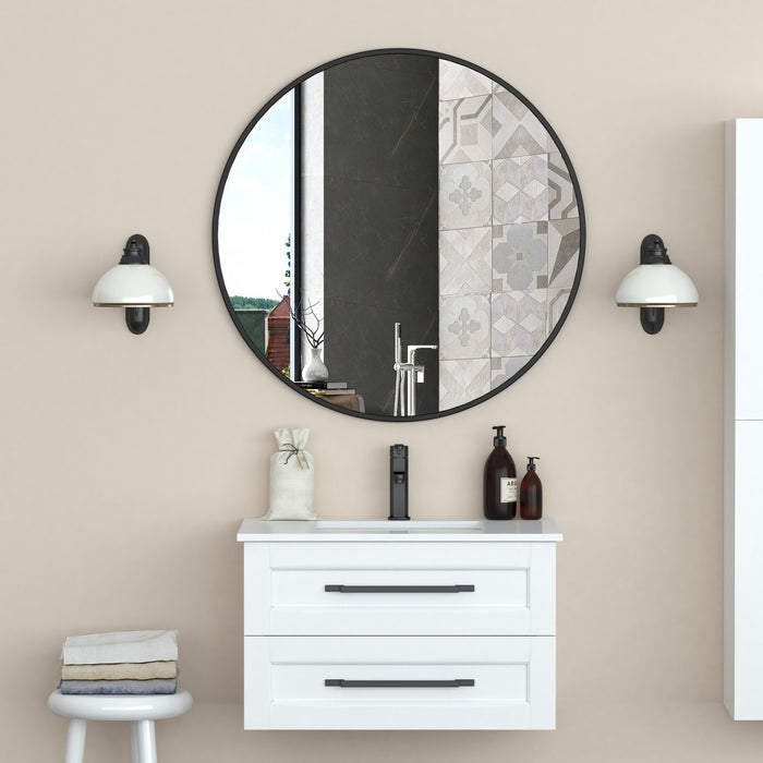 Halpert Black 36\" Mirror