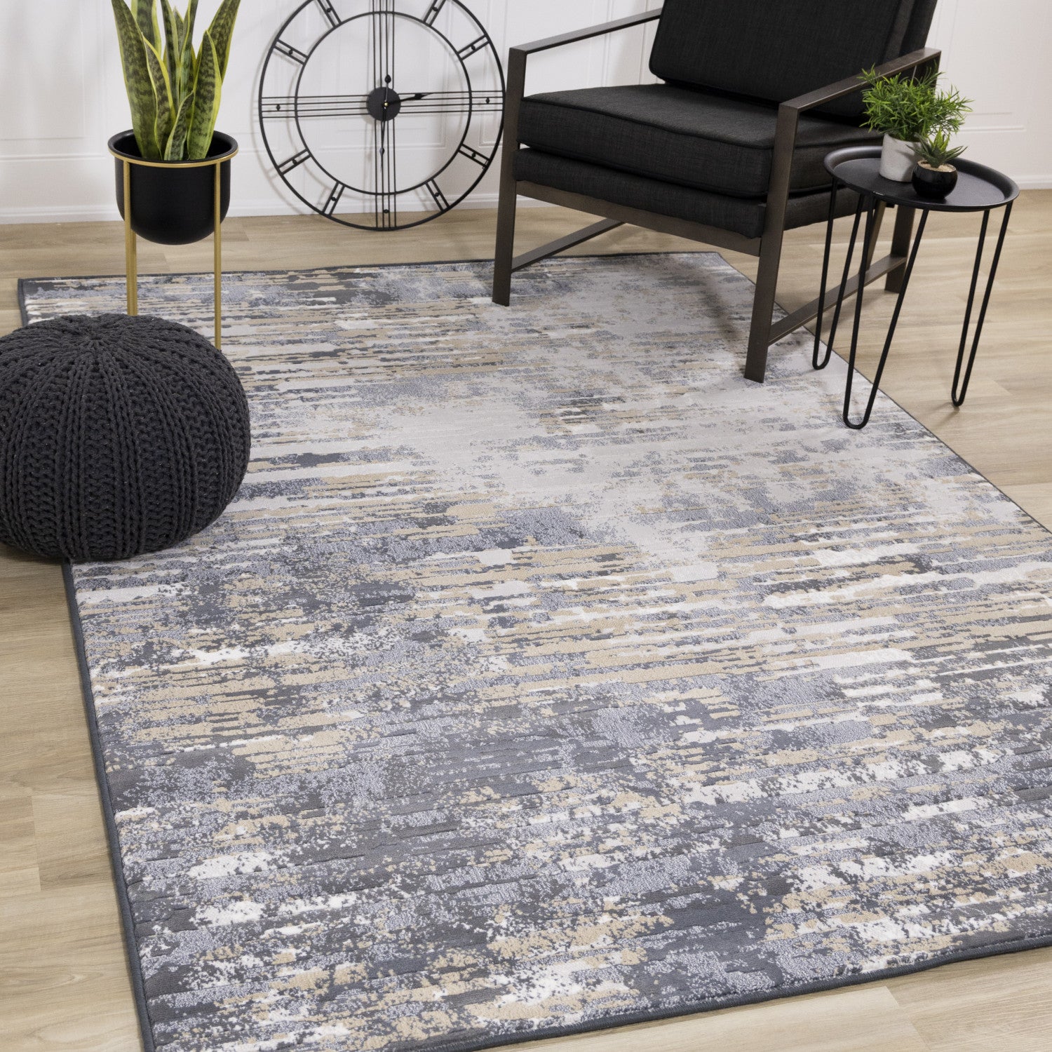 Isabelle Distressed Blue Area Rug - 7'10