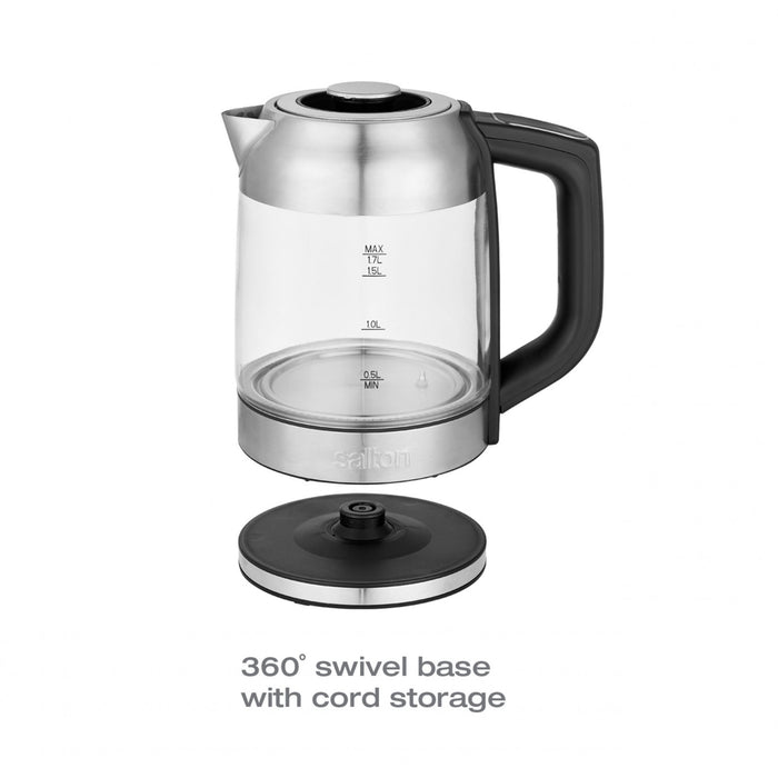 Salton Glass Kettle and Tea Steeper - GK1758
