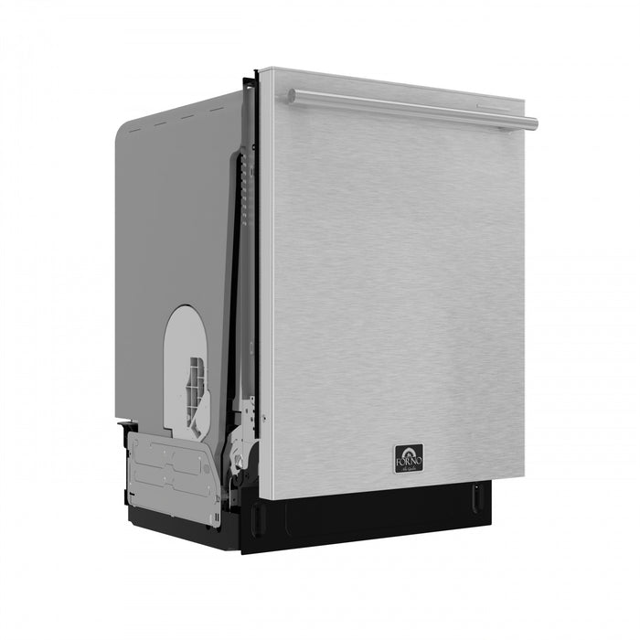 Forno Stella 24 in. Built-in Tall Tub Fingerprint-Resistant Stainless Steel Dishwasher 44 dBA - FDWBI8010-24S