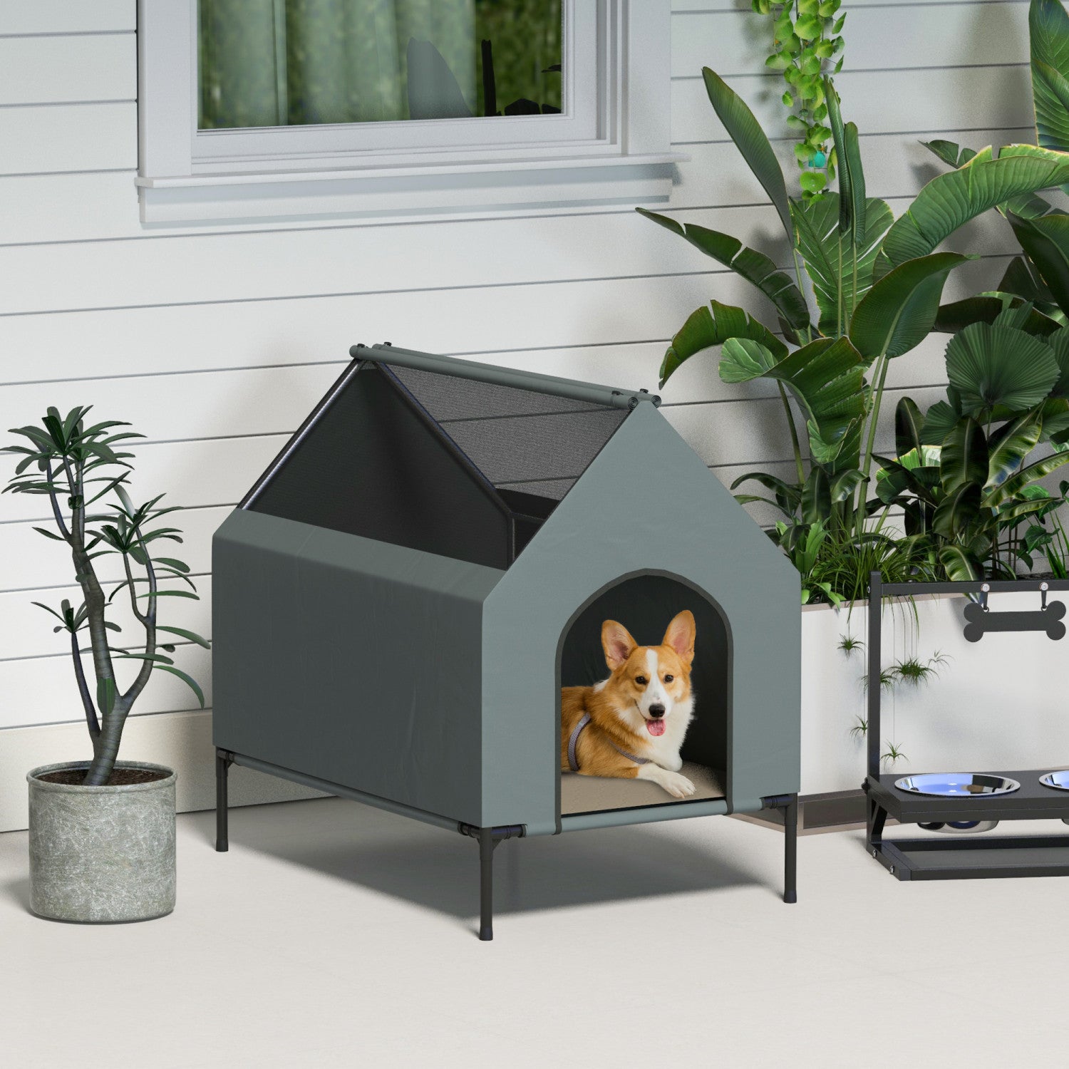 Pawhut Small Dog Enclosure Pawhut Large Outdoor Dog Kennel Pawhut