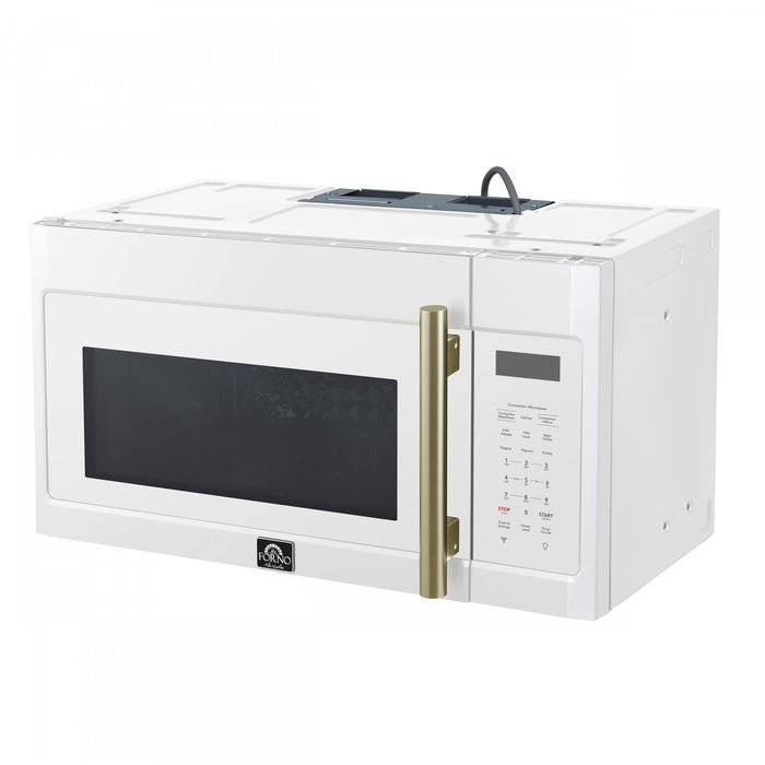 Forno Fornace 30-Inch Over the Range Convection Microwave, White – 1.5 cu.ft -FOTR3038-30WHT