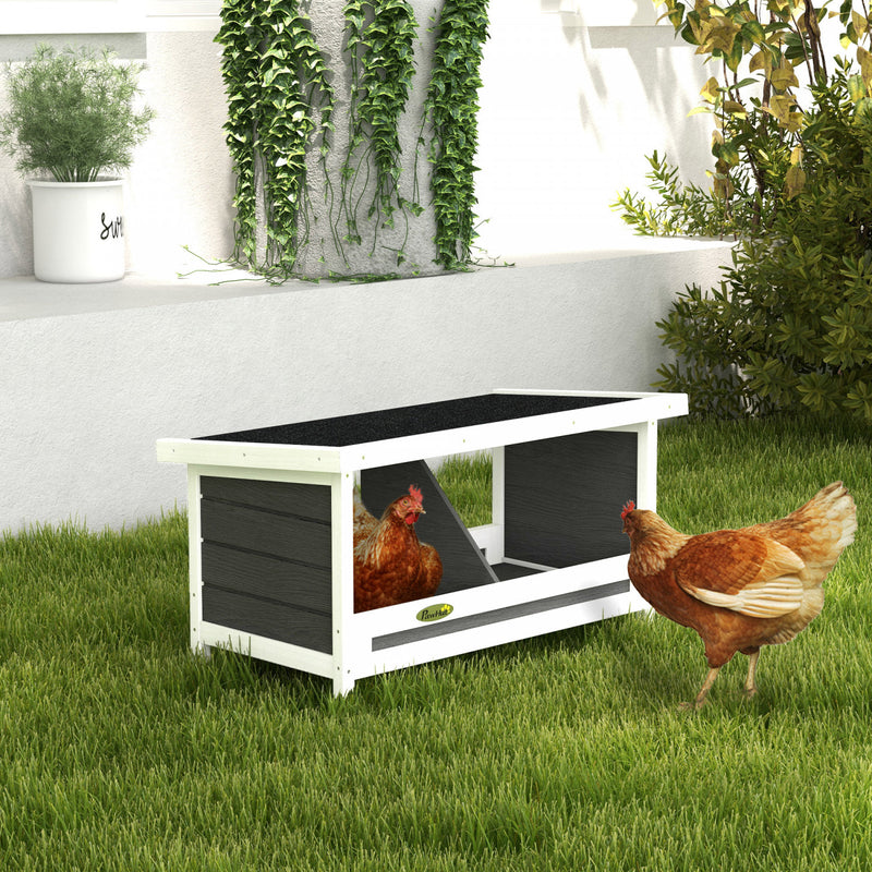 Pawhut Wood Nesting Boxes For Chickens, Laying Nest Box, Chicken Co ...