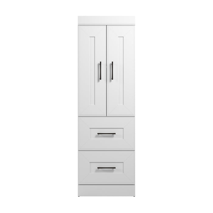 Bestar Edge 25 W Wardrobe - White