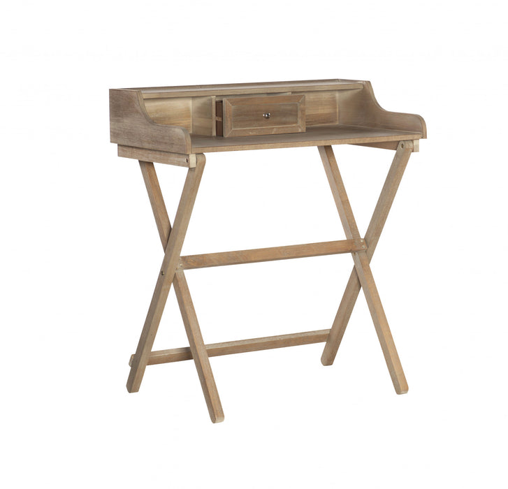 Coy Folding Desk - Grey