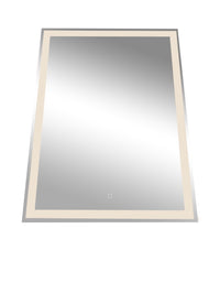 Reflections Collection 21 W LED Rectangular Mirror - Silver