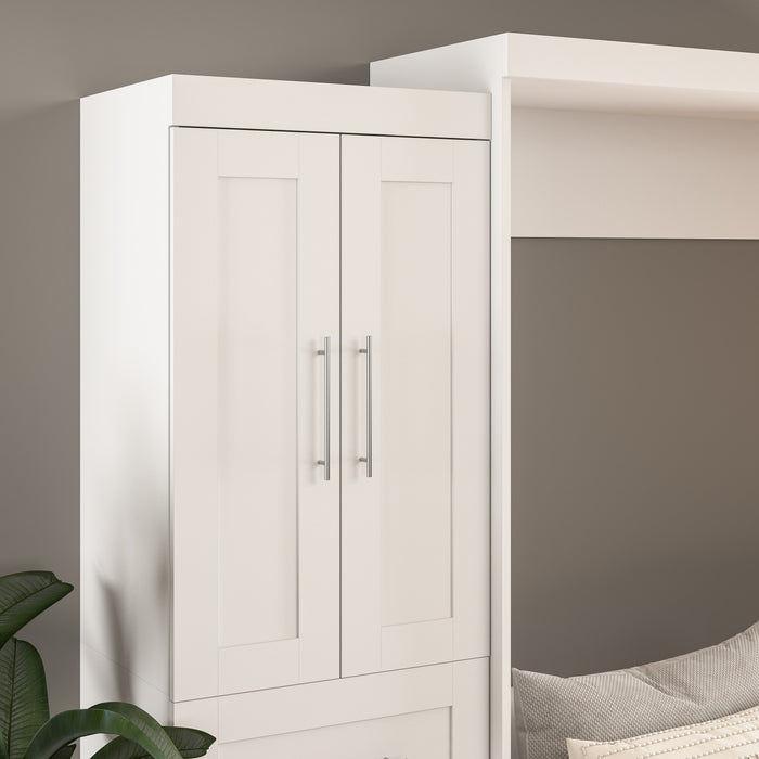 Bestar Pur 2-Door Set for 25 W Closet Organizer - White