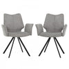 Bram Upholstered Modern Dining Armchair (Set of 2) | Fauteuil de salle a manger moderne Bram rembourre (ens. de 2)