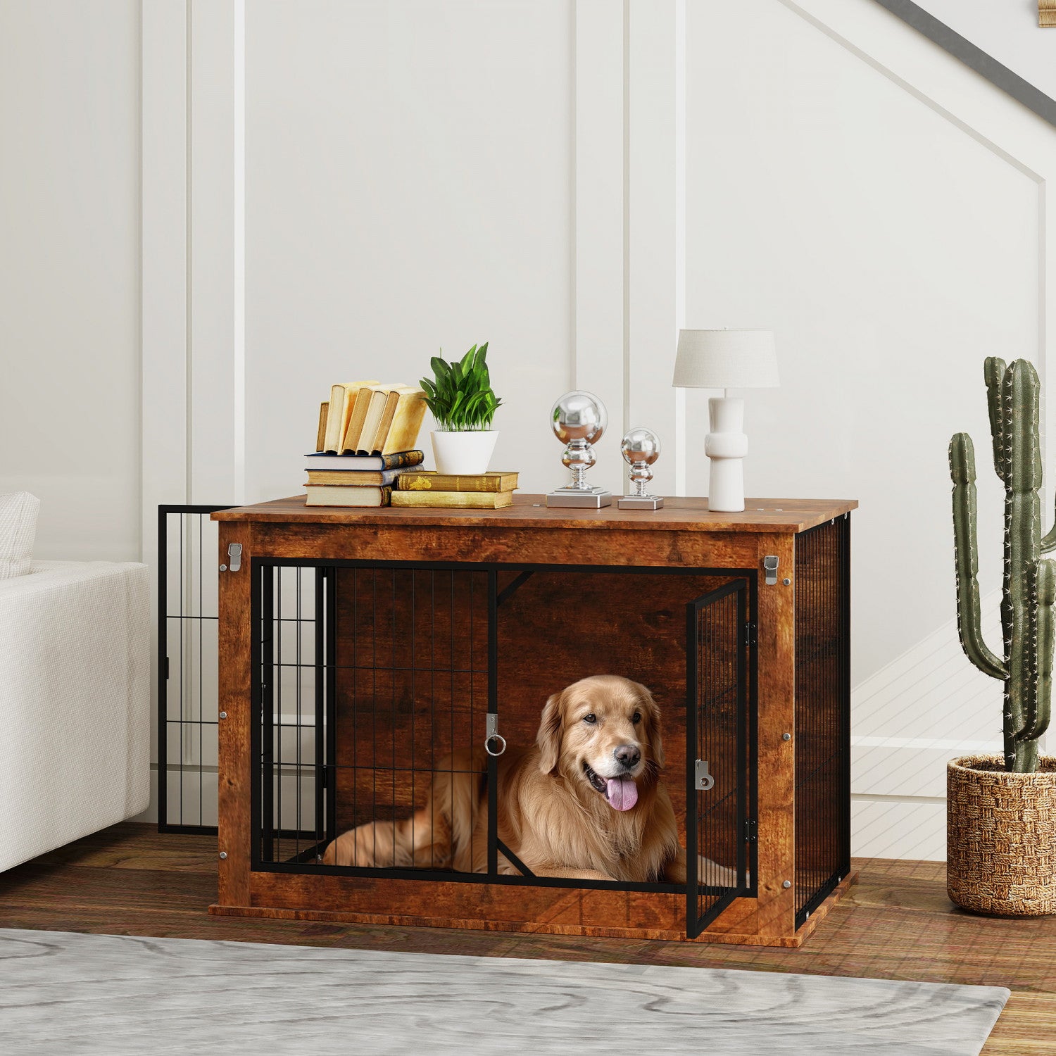 Pawhut Dog Crate Furniture, 39