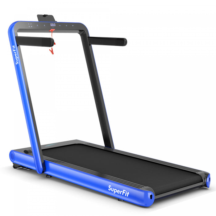 Superfit 4.75hp 2 In 1 Folding Treadmill W/remote App Control