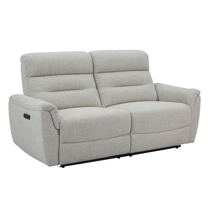 Marsden 76 in. Upholstered Power Reclining Sofa - Beige