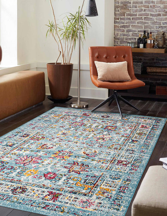 Jasmine Blue Rug 5'0\" x 8'0\"