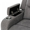 Preston 75 in. Upholstered Power Reclining Sofa - Grey | Sofa inclinable electrique Preston de 75 po rembourre - Gris