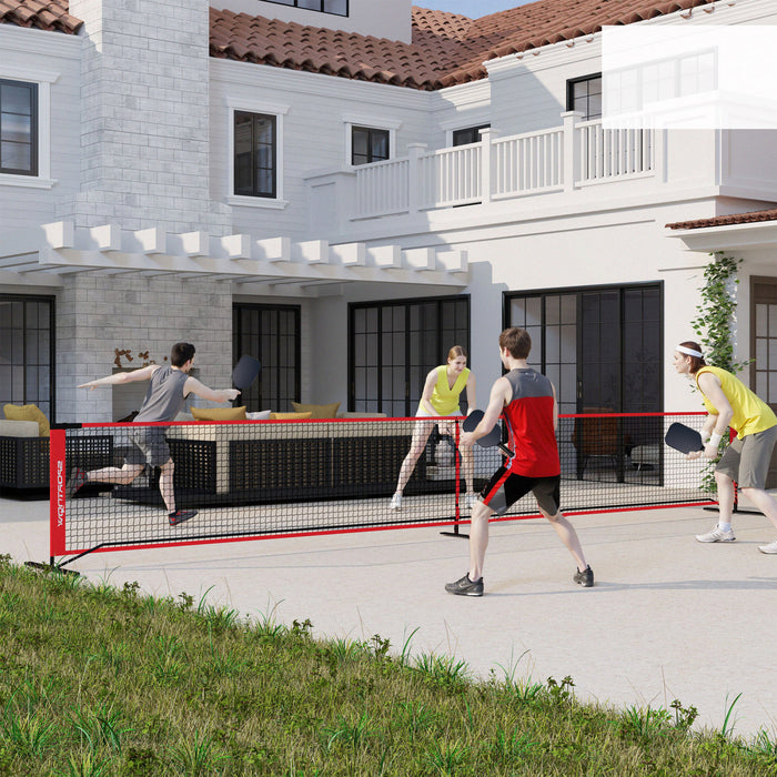 Soozier 22ft Regulation Size Portable Pickleball Net Set With Carrying Bag