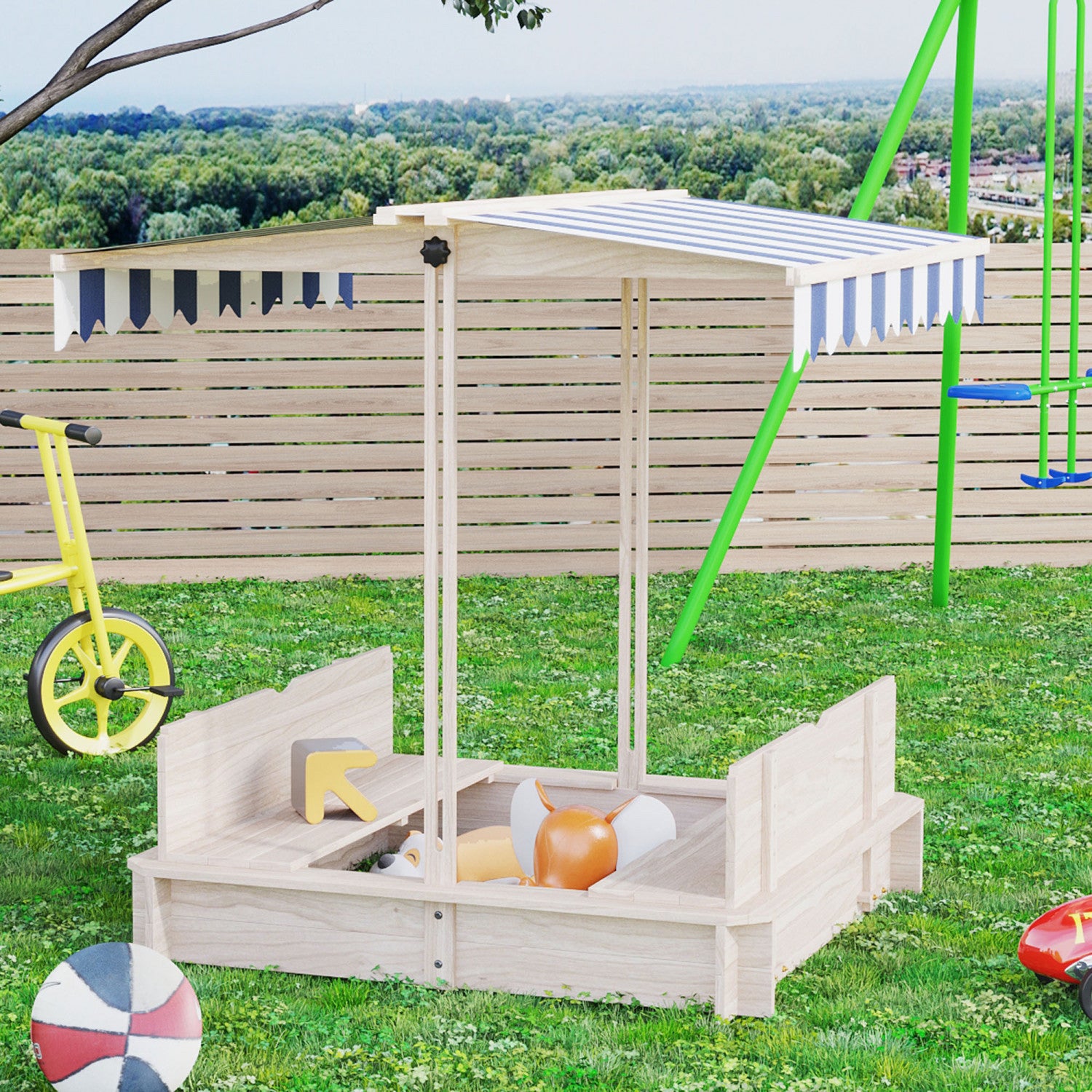 Cubby House Swing Slide Climb Bondi Sandpit Indoor Sensory Home