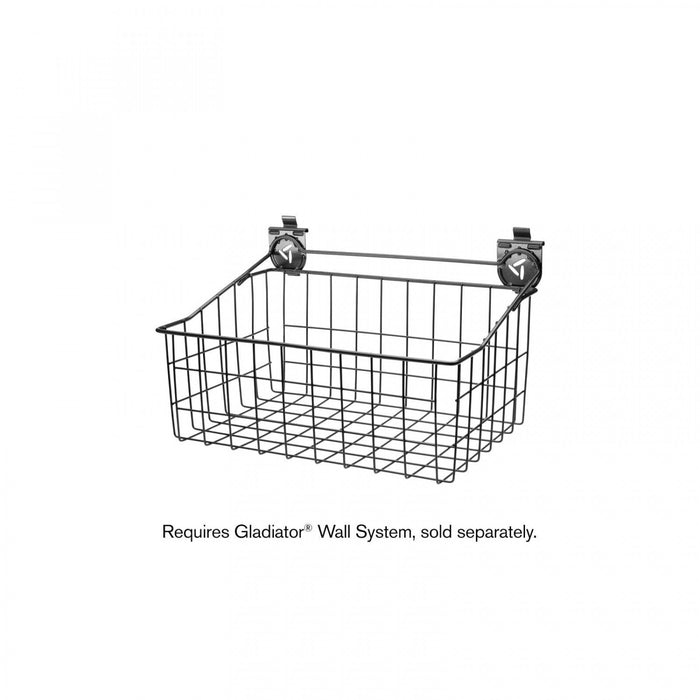 Gladiator 18\" Wide Wire Basket - Granite