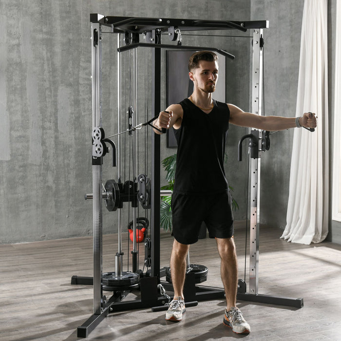 Soozier Home Gym Machine, 15-position Adjustable Training Workout Station