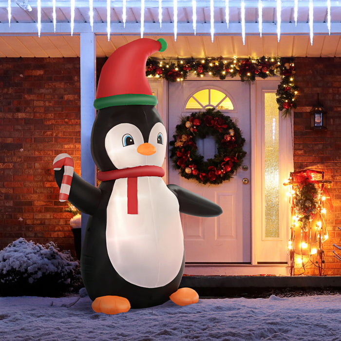 Homcom 8.2ft Penguins Inflatable Christmas Decoration