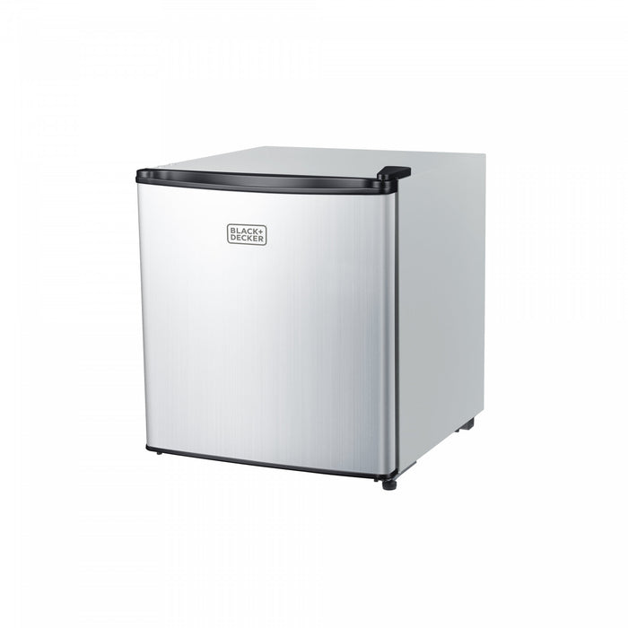 BCRK Series BLACK+DECKER 1.7 Cu. Ft. Compact Refrigerator, BCRK17V, Stainless Look