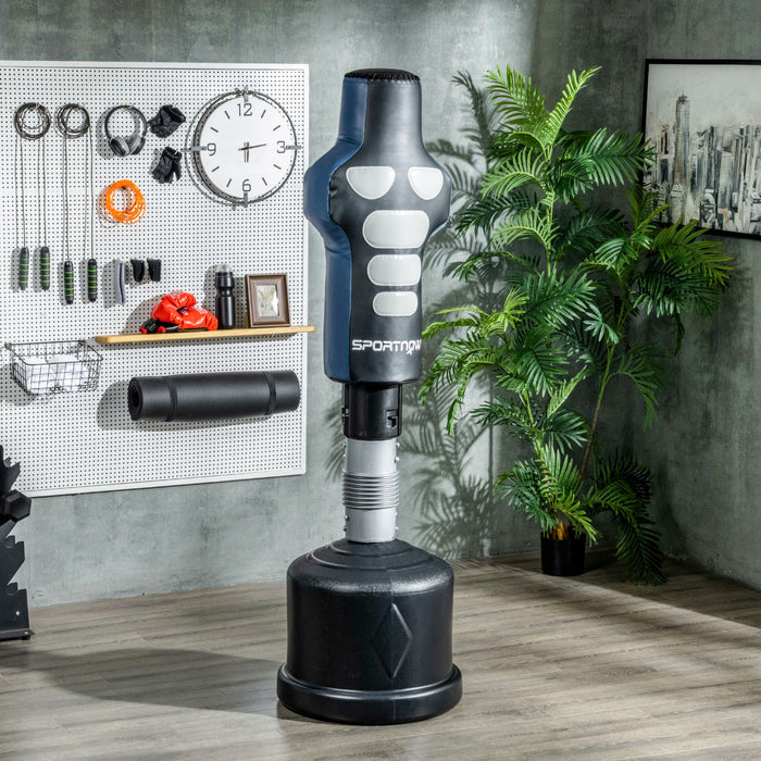 Soozier Free Standing Punching Bag With Fillable Base For Home Gym Use