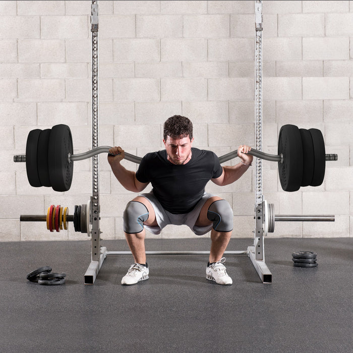 Soozier Adjustable Barbell Weight Set with Curl Bar for Home Gym, 50LBS