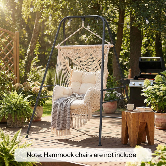 Outsunny Hanging Hammock Stand for Porch Swing Chair (Only Construction)