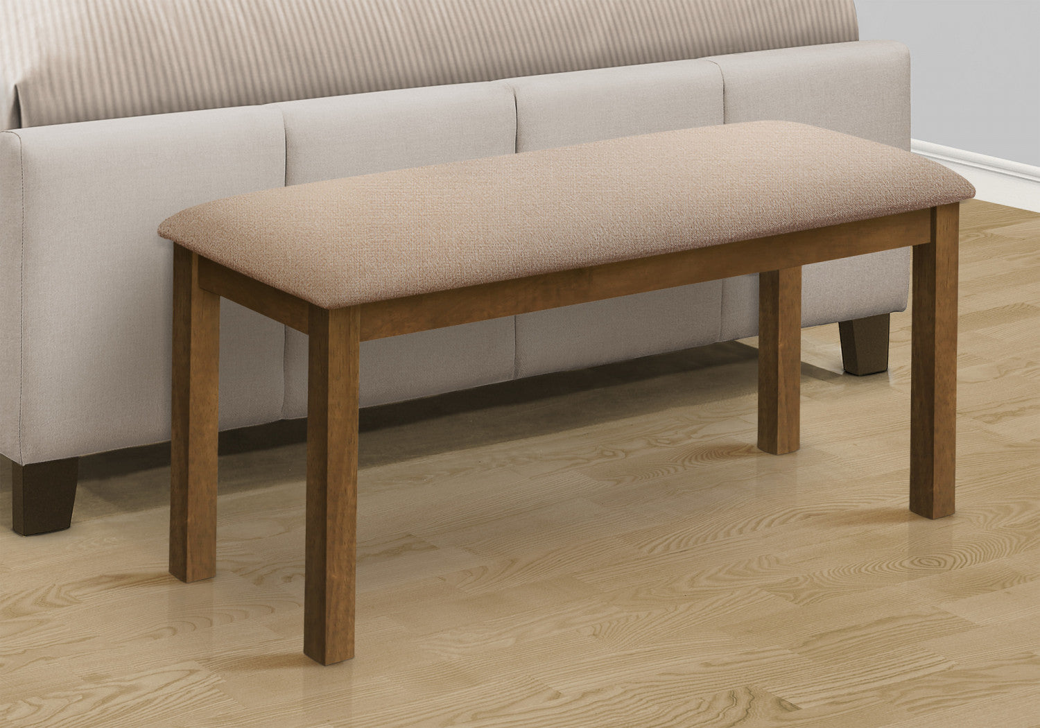 Beige dining bench discount