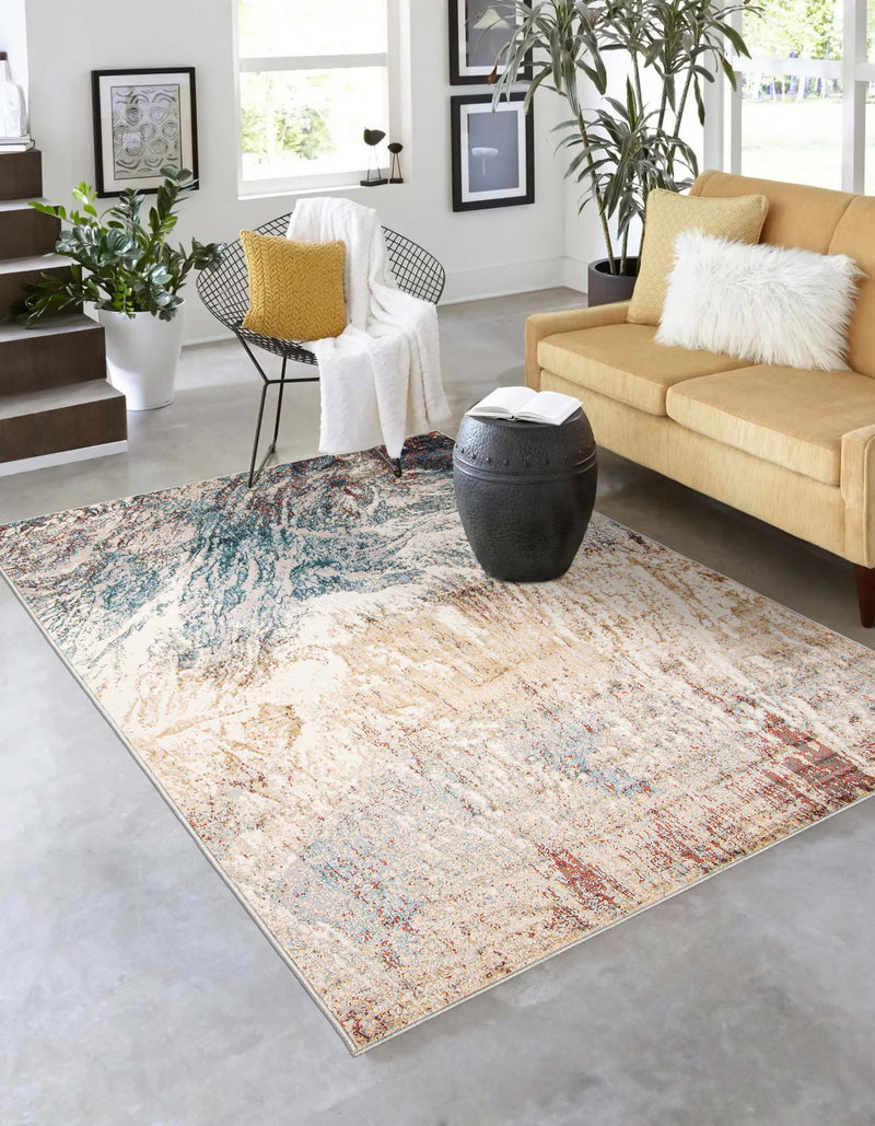 Tribeca Teal Area Rug - 8'0