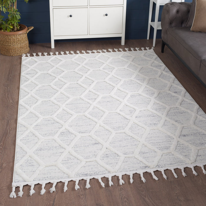Quinto Nexus Shag Area Rug - 6'3\" x 9'