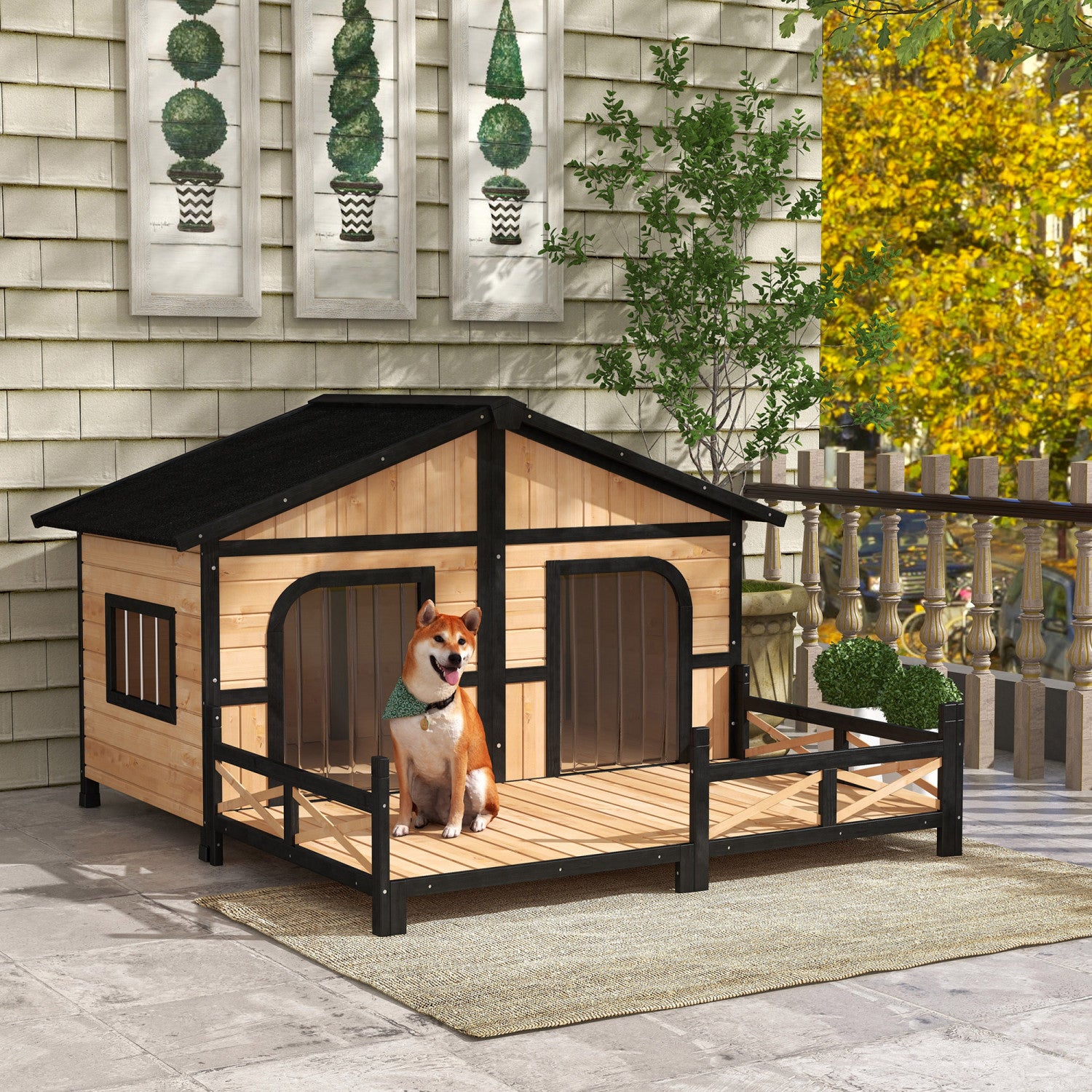 Dog House Luxury Dog Cages Mansion Luxury Dog Houses With Ac