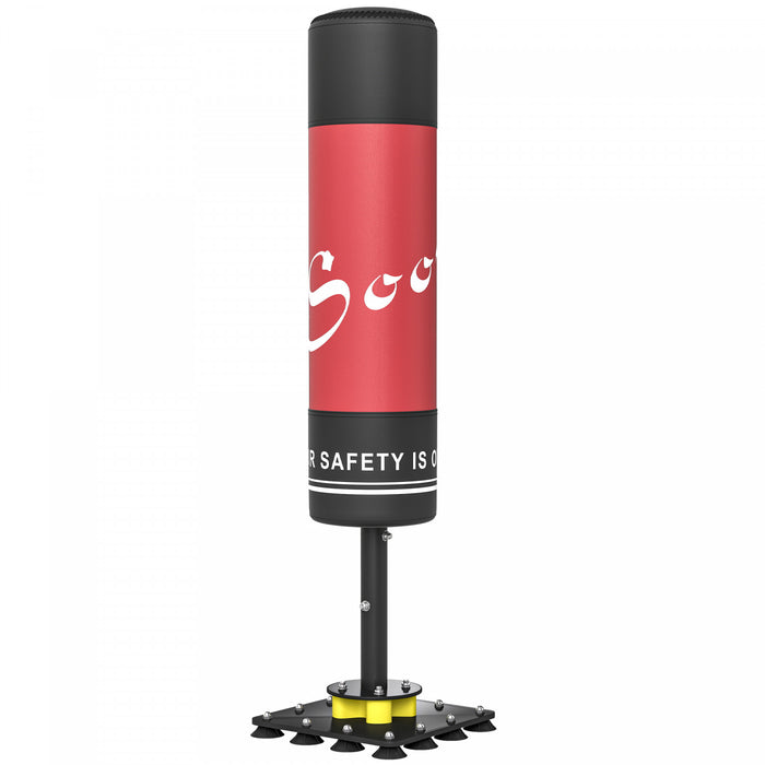 Soozier Freestanding Punching Bag for Adults, Boxing Bag w/12 Suction Cups