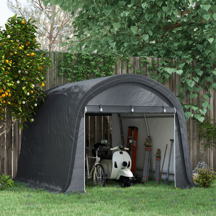 Outsunny 10'x10' Outdoor Storage Shed, Waterproof Heavy Duty Portable Shed