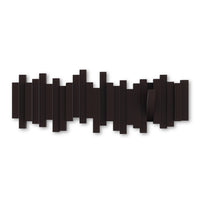 Umbra Modern Sticks Wall-Mounted Coat Rack - Espresso