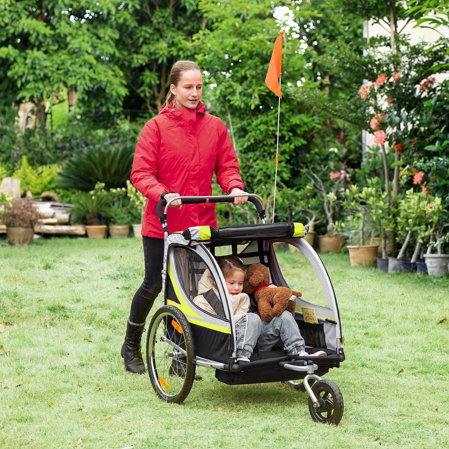 Infant trailer for bike on sale