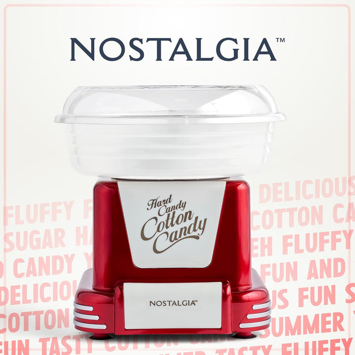 Nostalgia Hard Candy Cotton Candy Maker Retro Red Counter-top Product