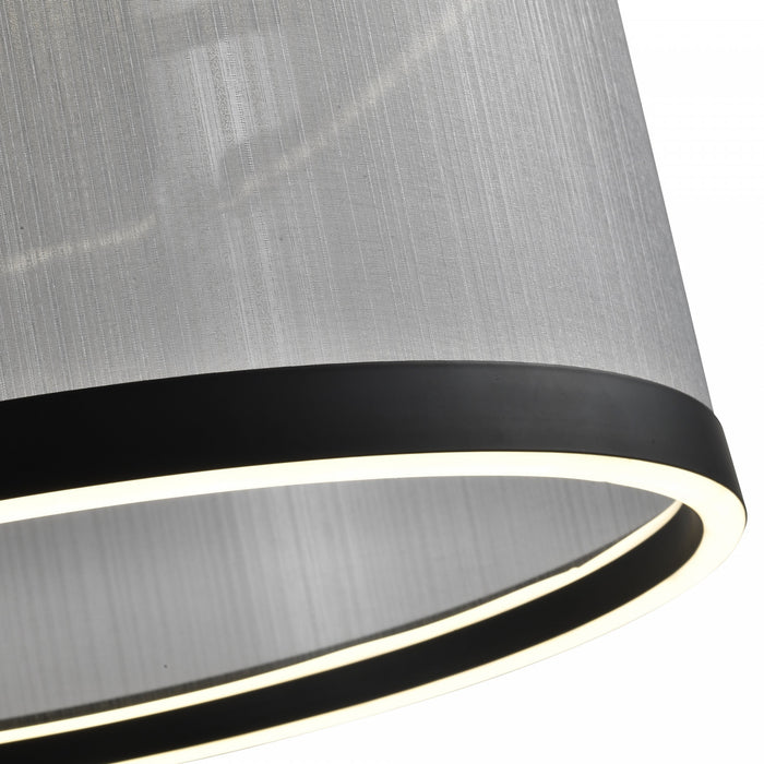 Cora Integrated Led Chandelier, Silver