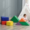 Qaba 7-piece Foam Climbing Blocks For Toddlers, Soft Play Climbing Crawling Toys Indoor, Modular Kid|Qaba Jeu D'escalade En Mousse 7 Pieces Pour Enfants, Blocs En Mousse Pour Enfants De 1 A 3 Ans, Bloc
