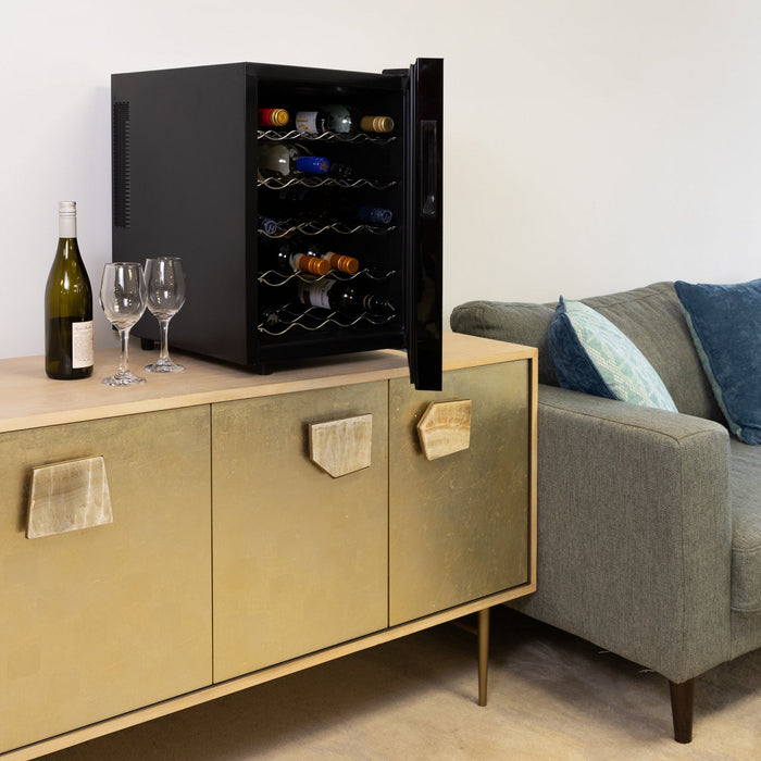 Koolatron 20 Bottle Wine Cellar with Mirrored Glass Door