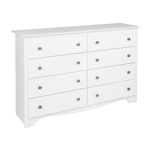 Monterey 8-Drawer Dresser - White
