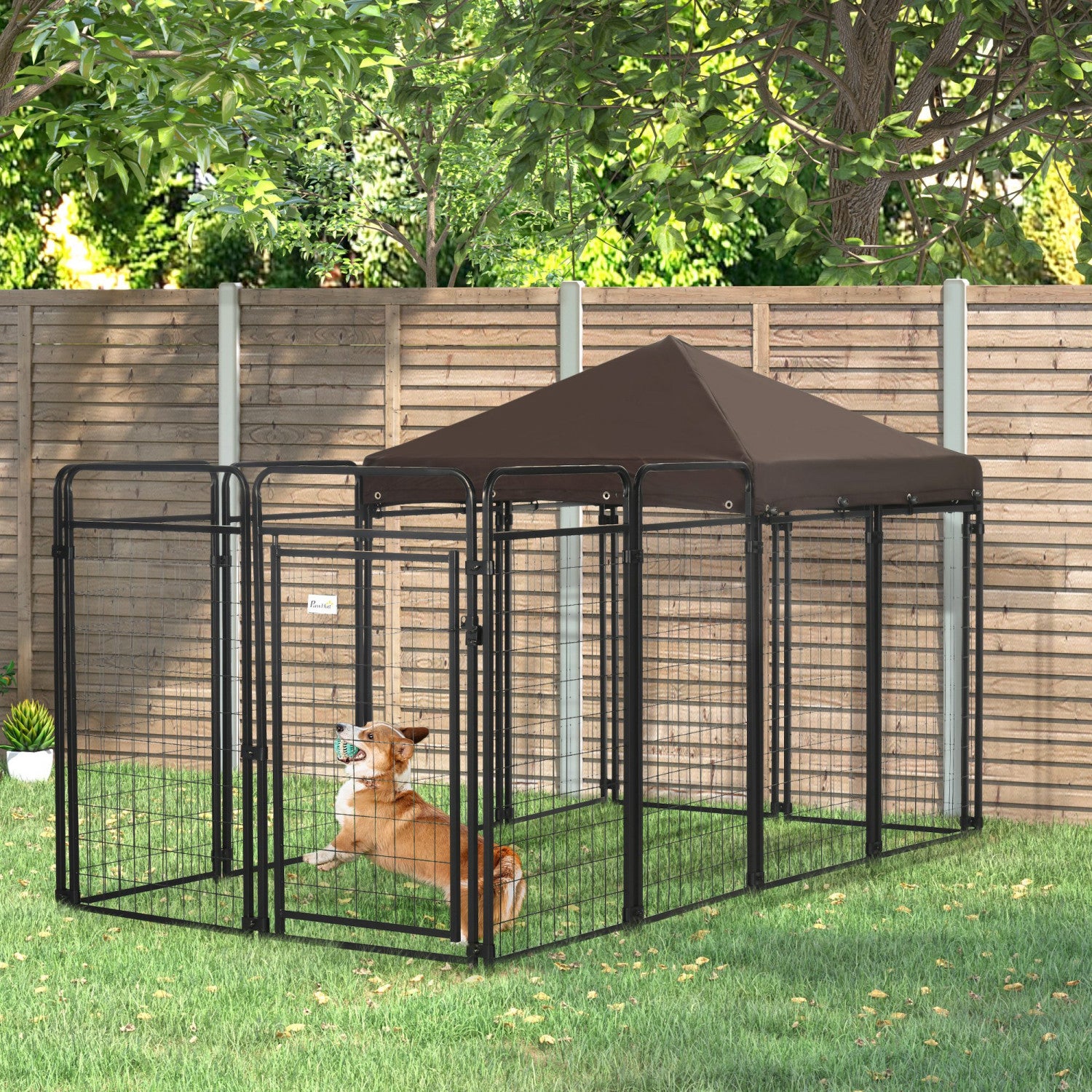 Side Yard Dog Run Ideas For Small Yards PawHut Heavy Duty Pet