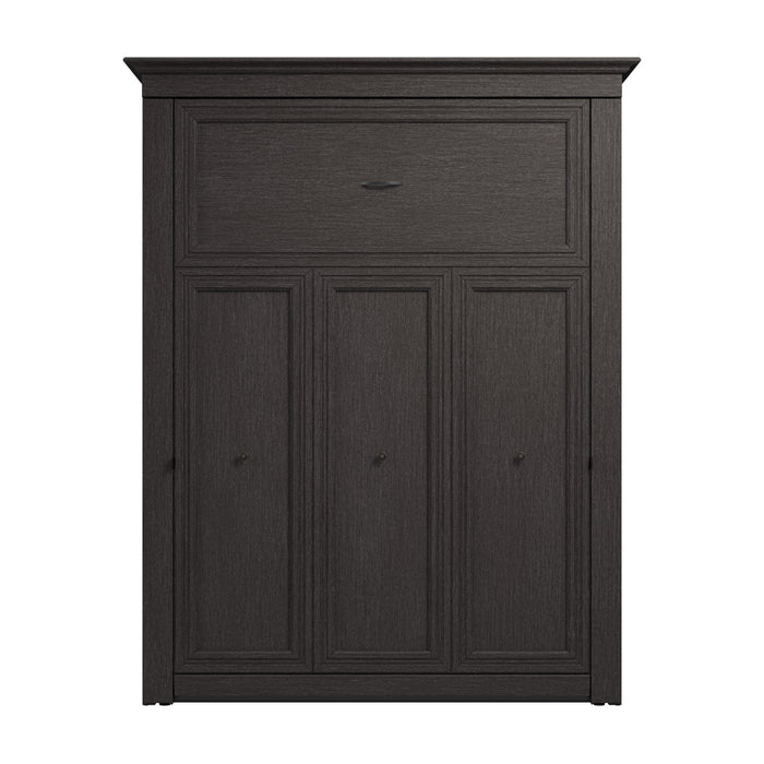 Bestar Versatile 72 W Queen Murphy Bed - Deep Grey