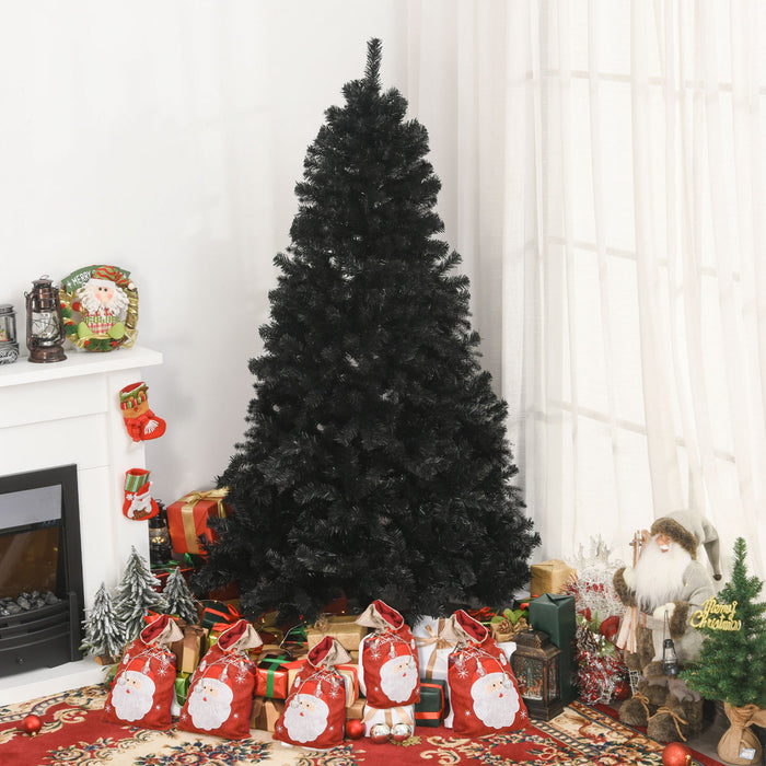 Homcom 7ft Artificial Christmas Tree With 1346 Branch Tips