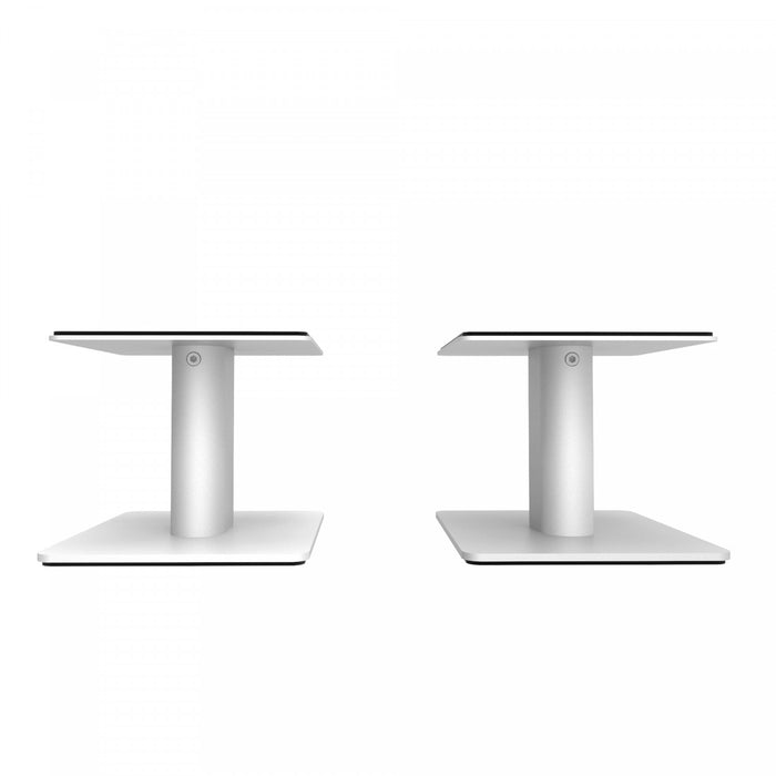 Kanto SP6HD 6\" Universal Desktop Speaker Stands with Cable Management - Pair, White