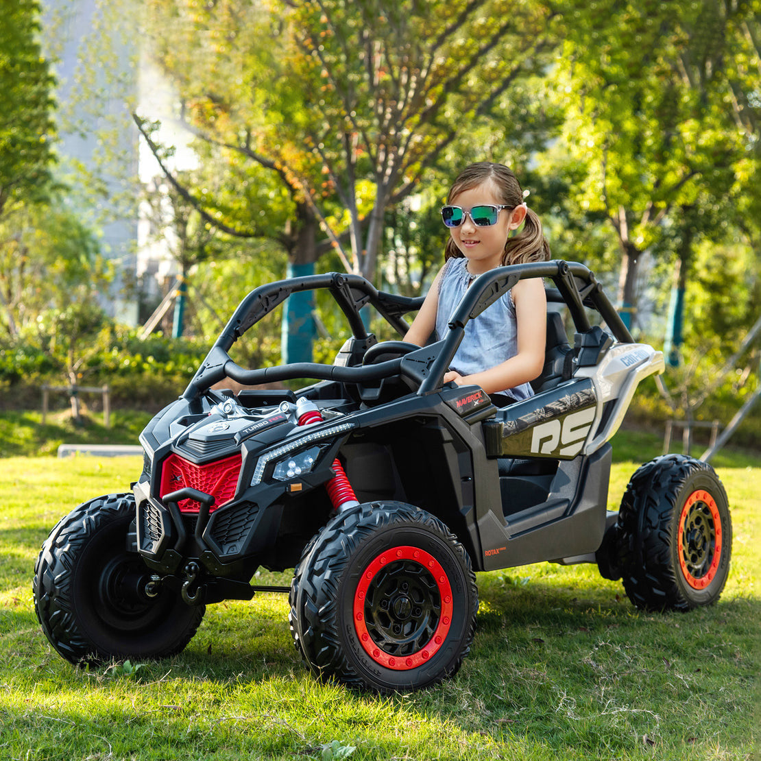 Kids On Wheelz 48v Can am Maverick Rs Edition 2 Seater Buggy Electr. The Brick