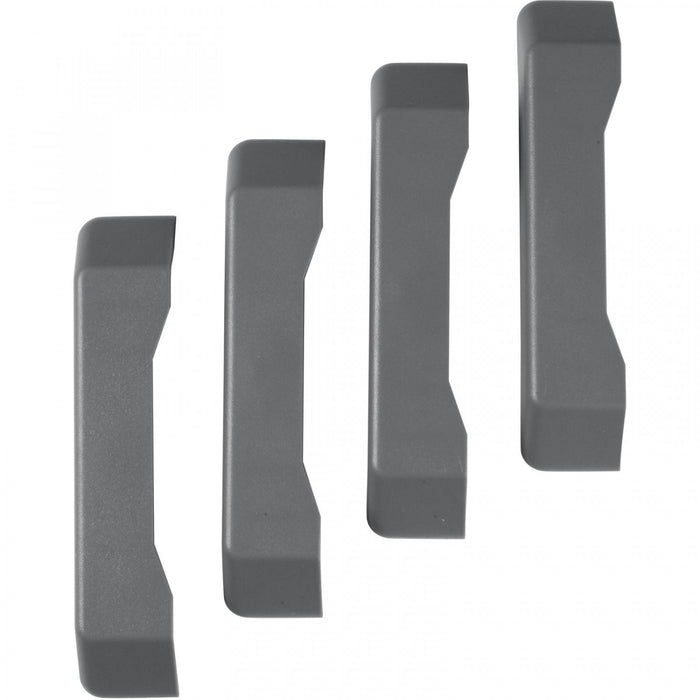 Gladiator Geartrack® Channel End Caps (4-Pack) - Smoke