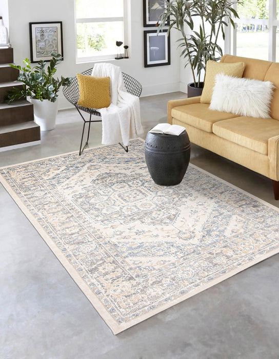 Bijara Blue Area Rug - 5'0\" X 8'0\" 