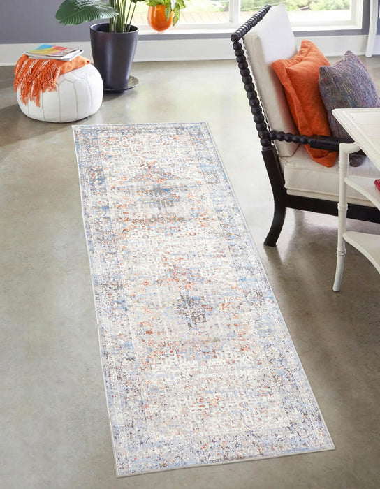 Leila Ivory Rug 2'8\" x 8'2\"